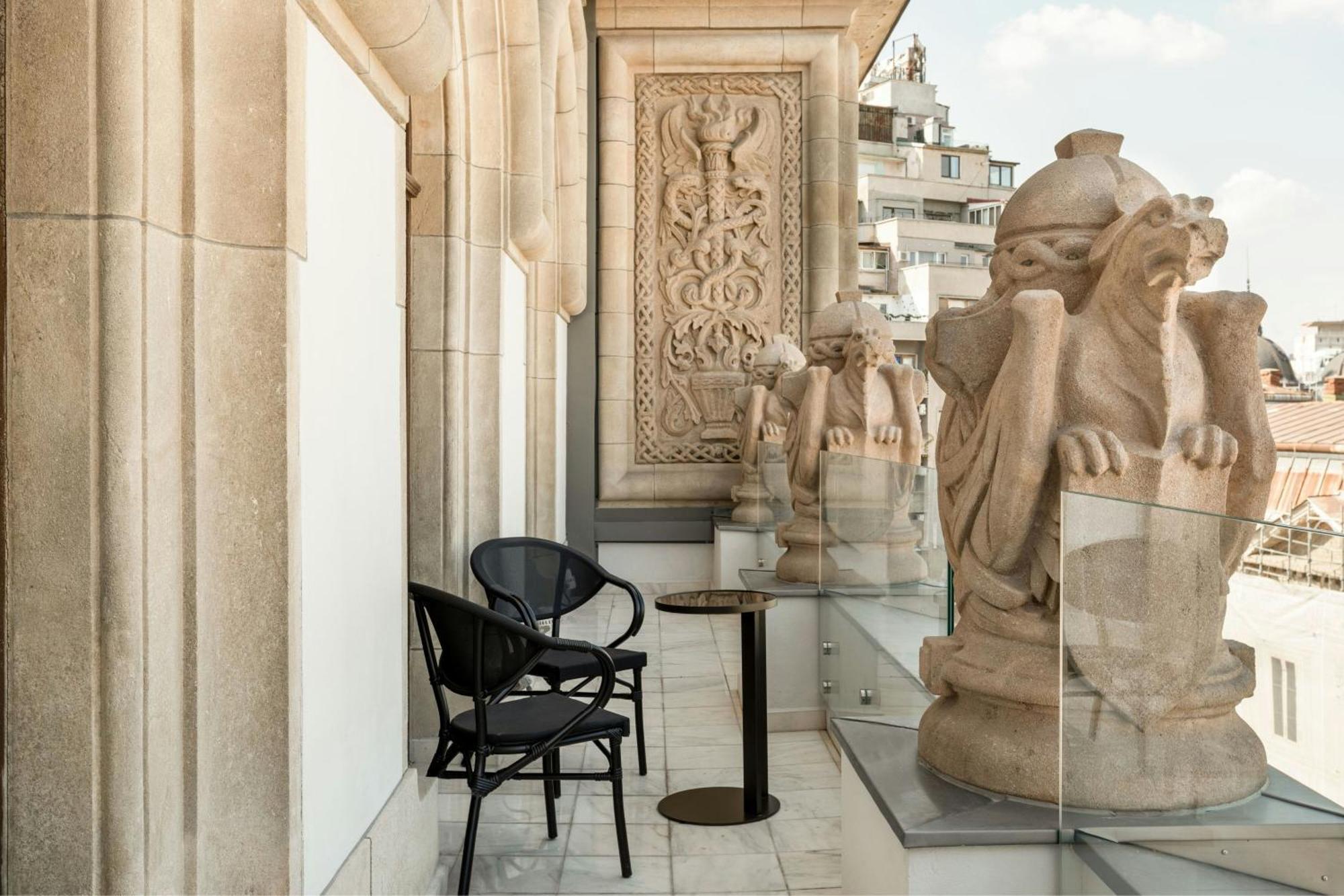 The Marmorosch Bucharest, Autograph Collection Hotel Exterior photo The balcony of the suite